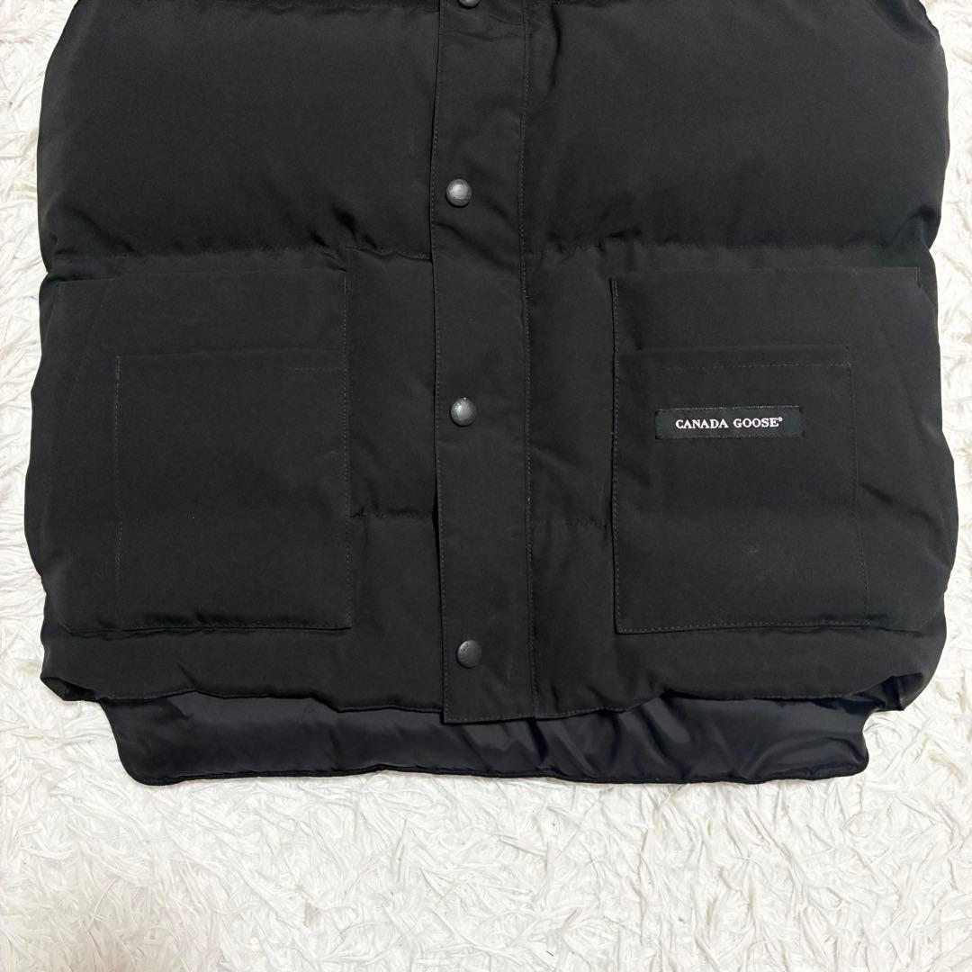 美品【カナダグース】FREE STYLE VEST 4150JMI 黒 XS