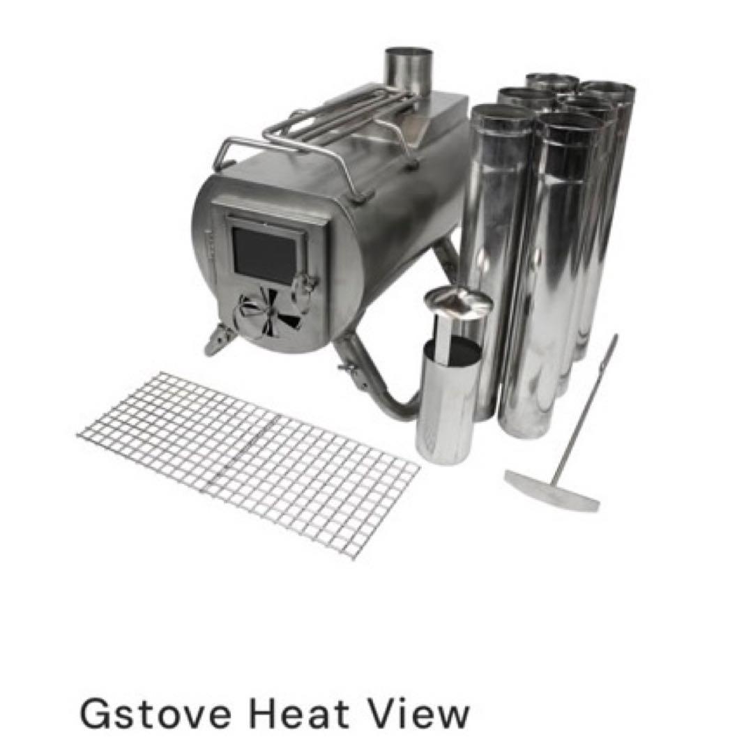 Gstove テントストーブ 30cm脚付き