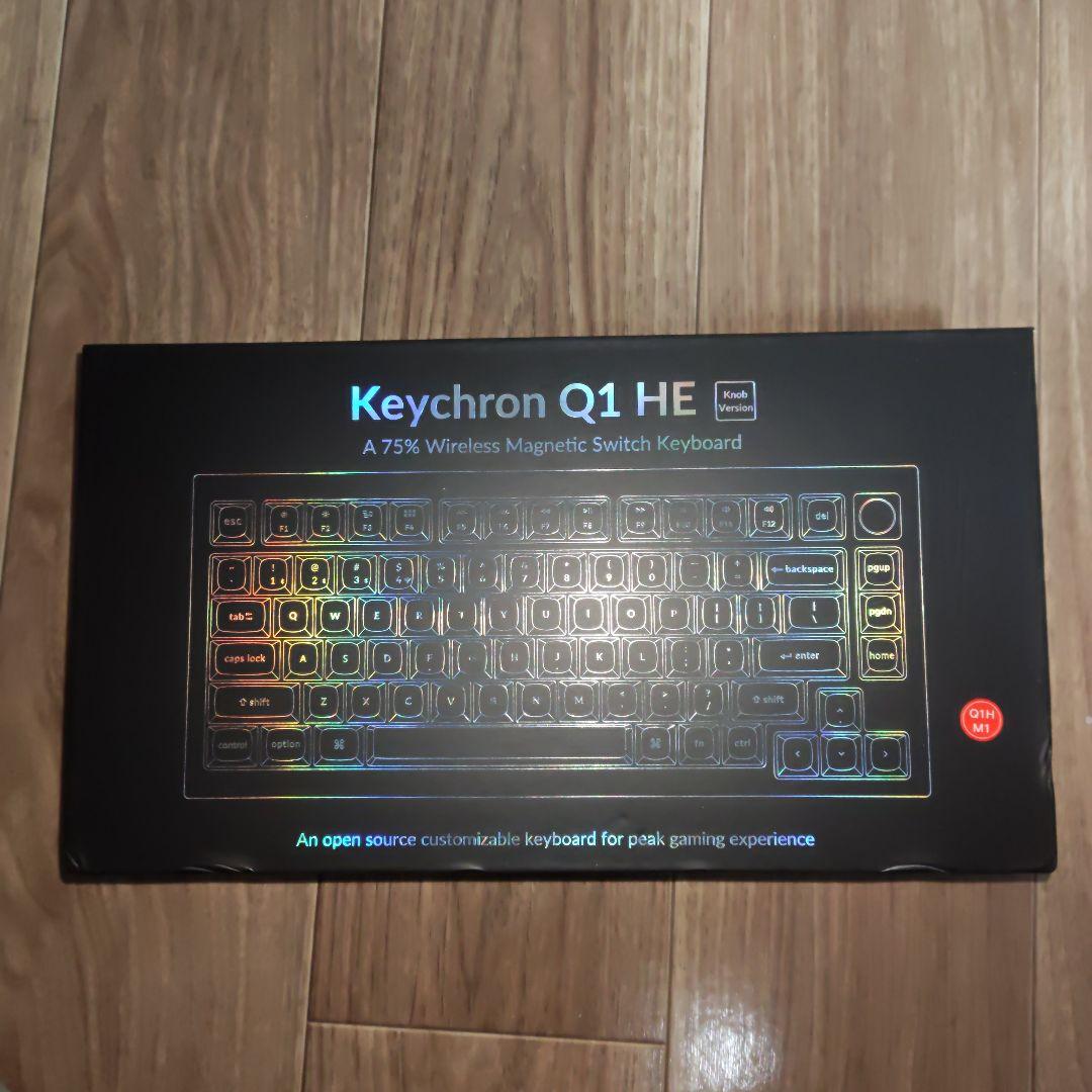 Keychron Q1 HE 75%ワイヤレスキーボード　ラピッドトリガー