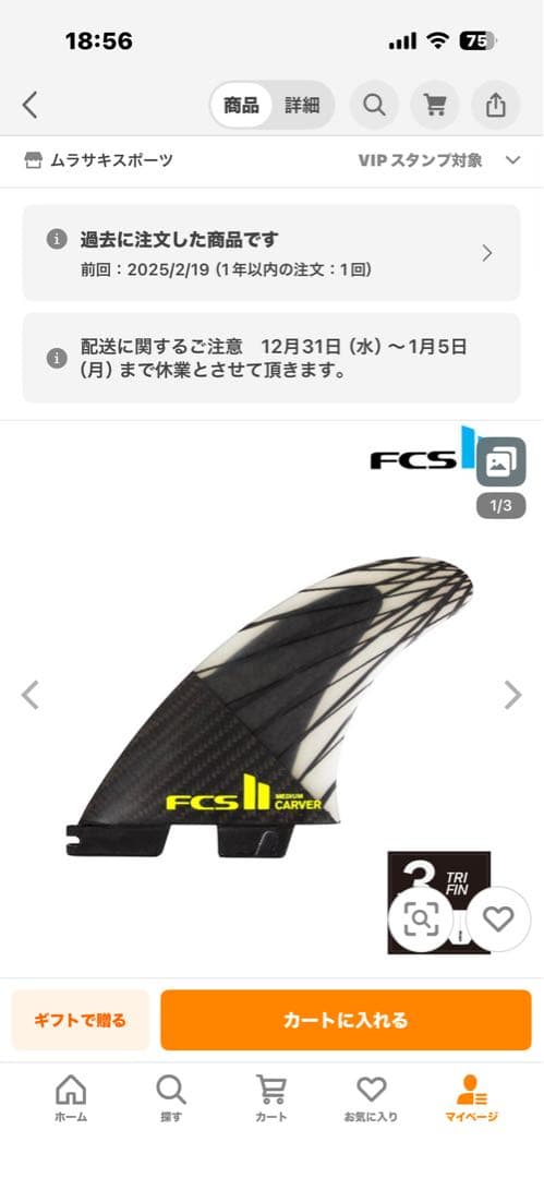 サーフィン・ボディボード FCS2 CARVER LARGE