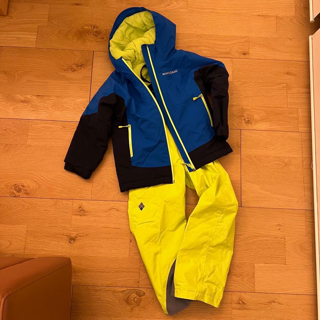 モンベル　子供用スキーウェアセット+おまけ