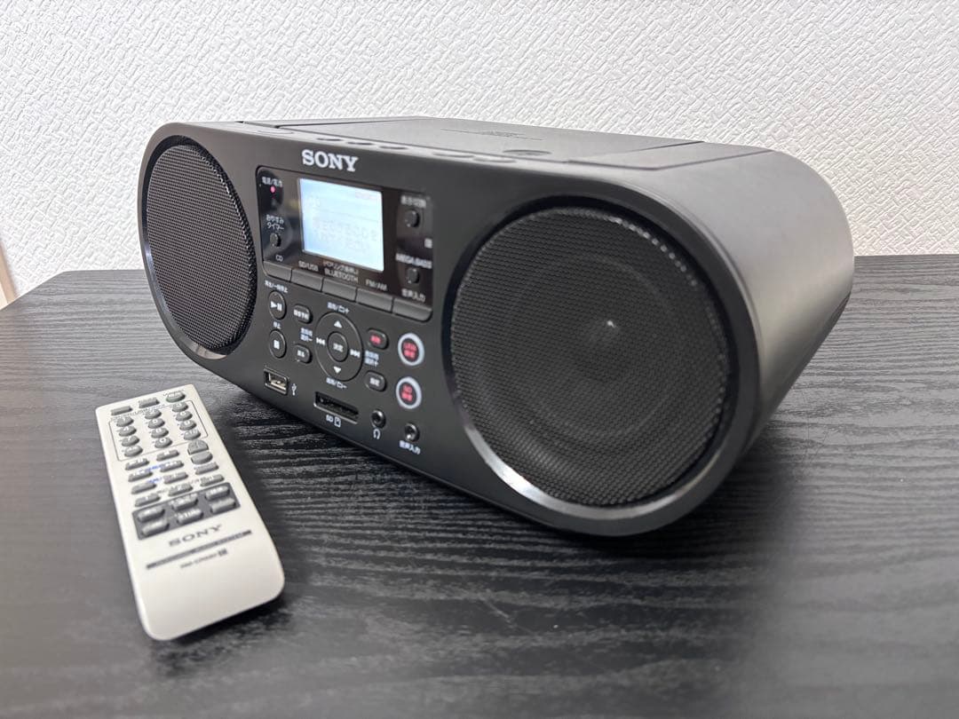 SONY ZS-RS81BT CDラジオ Bluetooth対応 リモコン付き