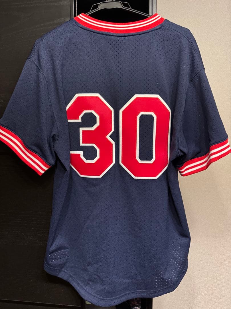 MLB Cleveland Indians ベースボールシャツL サイズ