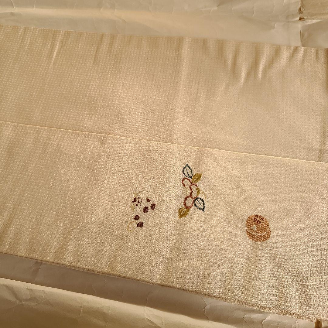 名古屋帯　白色