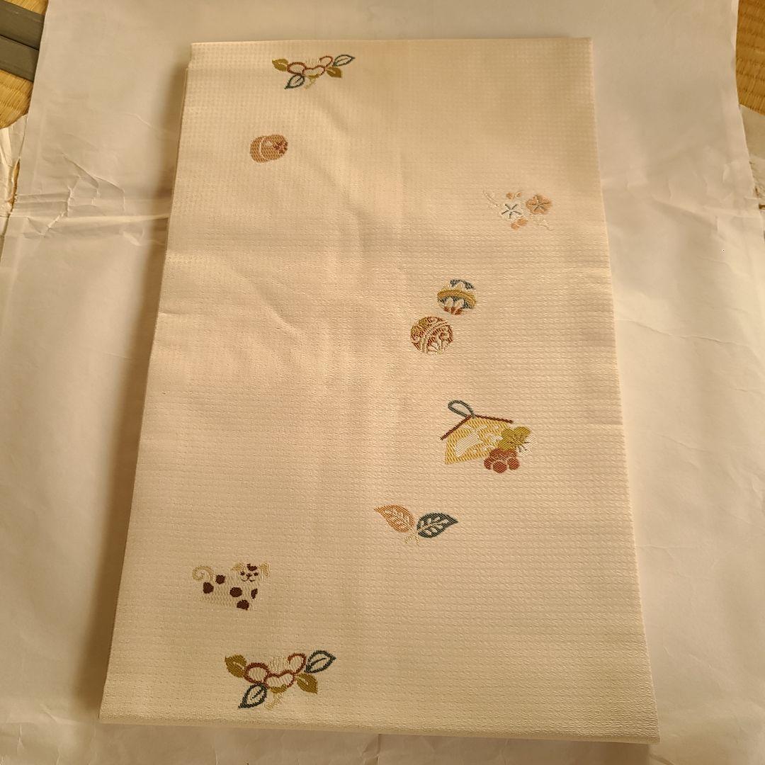 名古屋帯　白色