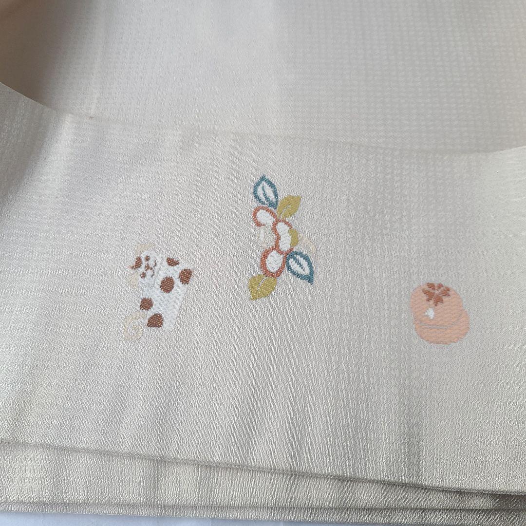 名古屋帯　白色