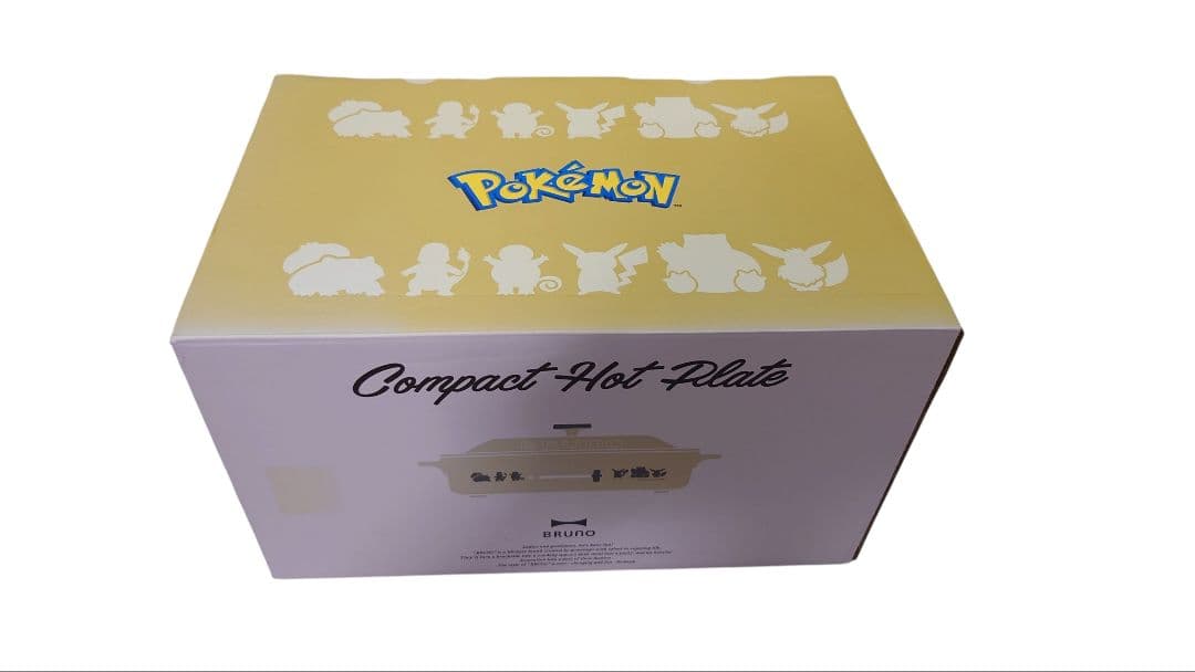 BRUNO ブルーノ ポケモン コンパクトホットプレート BOE118-YE
