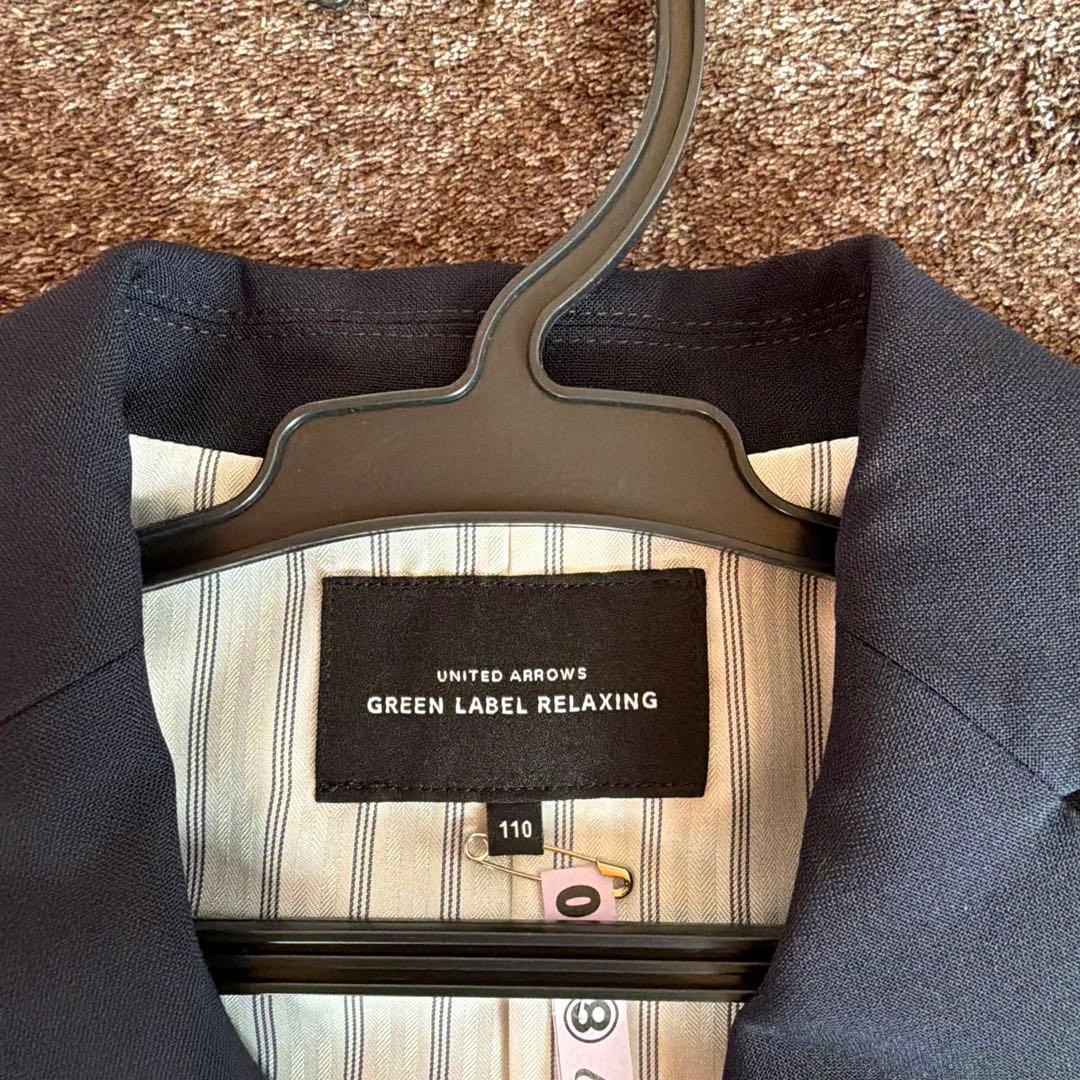 green label relaxingセレモニースーツ110cm靴ネクタイ付き