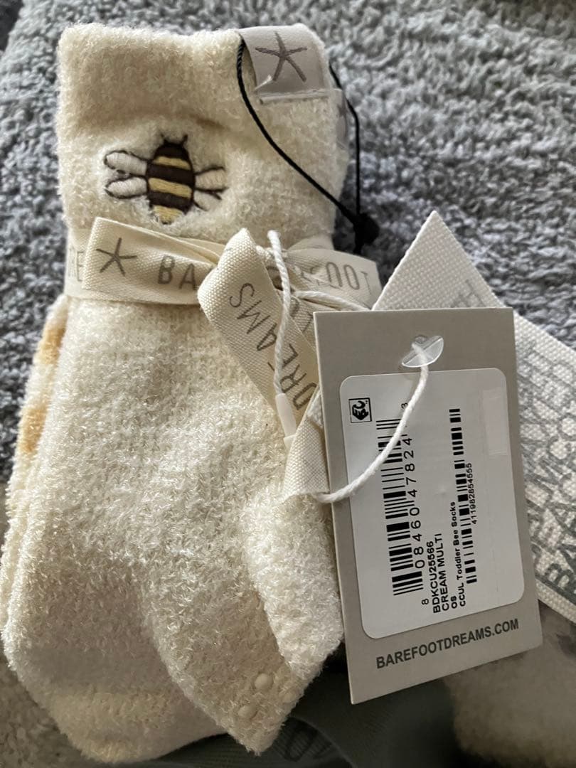 早い者勝ちクリスマスまで※【新品】ベアフットドリームス 木馬柄ブランケットセット