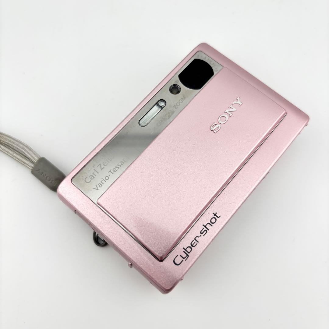 【完動品】希少ピンク　SONY DSC-T20 動作保証　ソニー