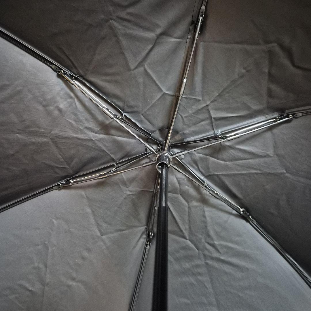 サンバリア100 折りたたみ日傘 ３段折 / コンビ ブラック 晴雨兼用