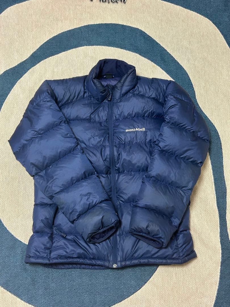 mont-bell モンベル ライトアルパインダウンジャケット ネイビー