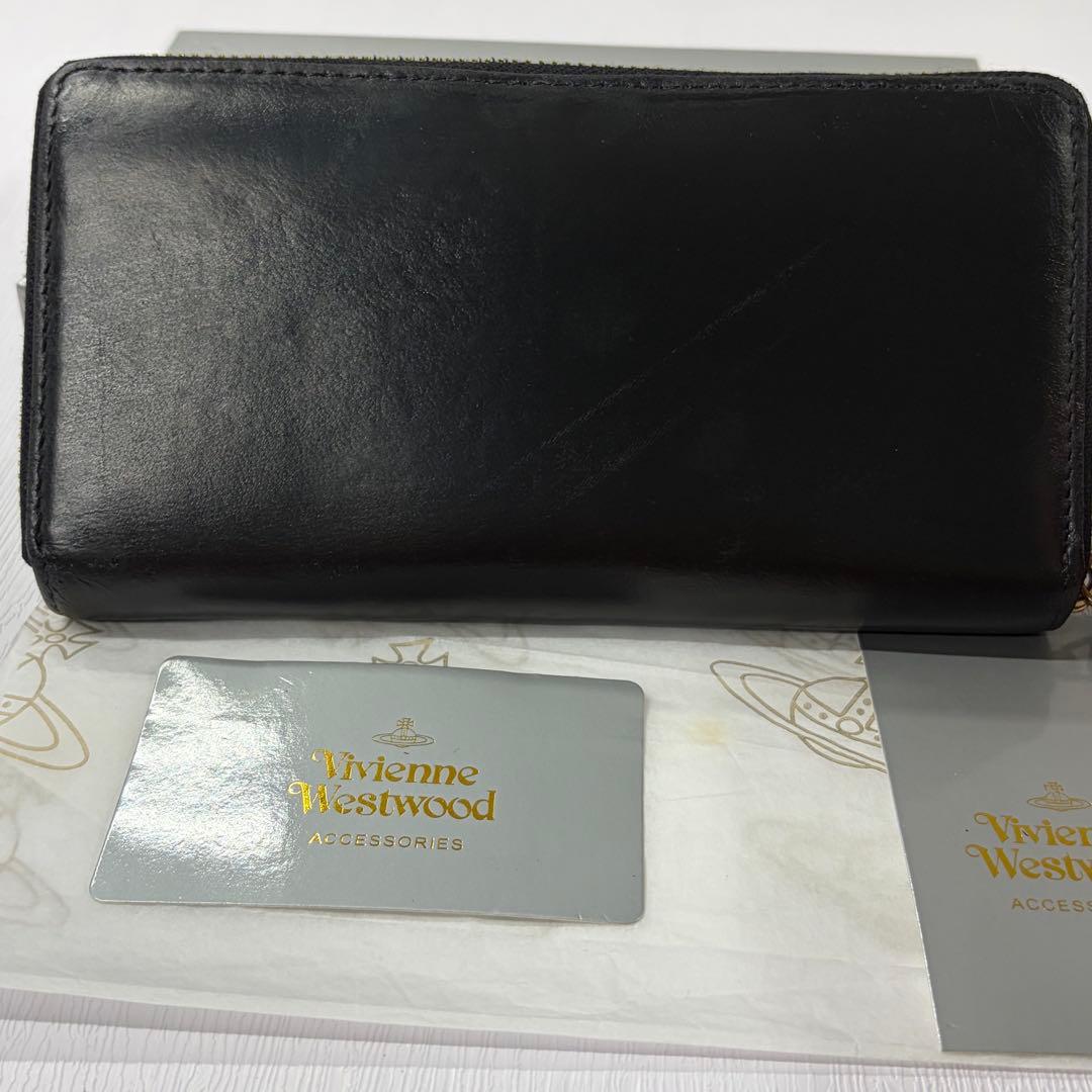 新品同様‼️ ヴィヴィアンウエストウッド　財布　長財布　オーブ　ラウンドファスナー