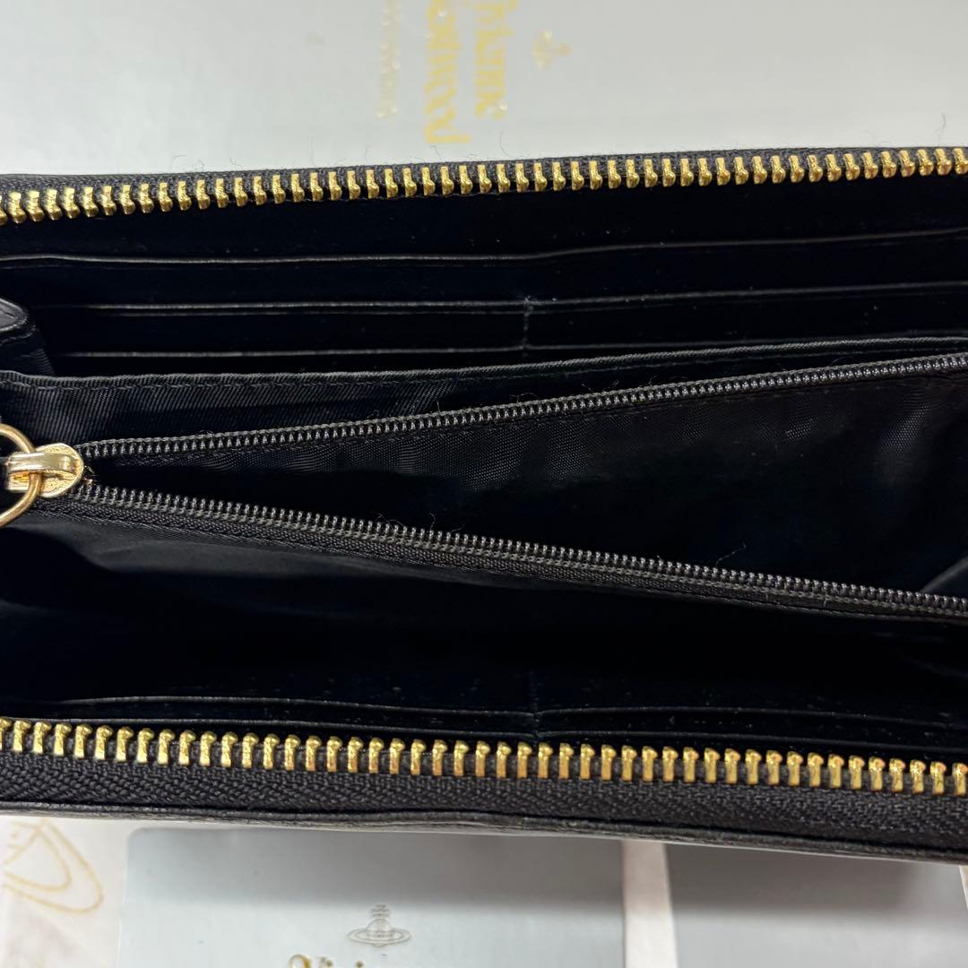 新品同様‼️ ヴィヴィアンウエストウッド　財布　長財布　オーブ　ラウンドファスナー