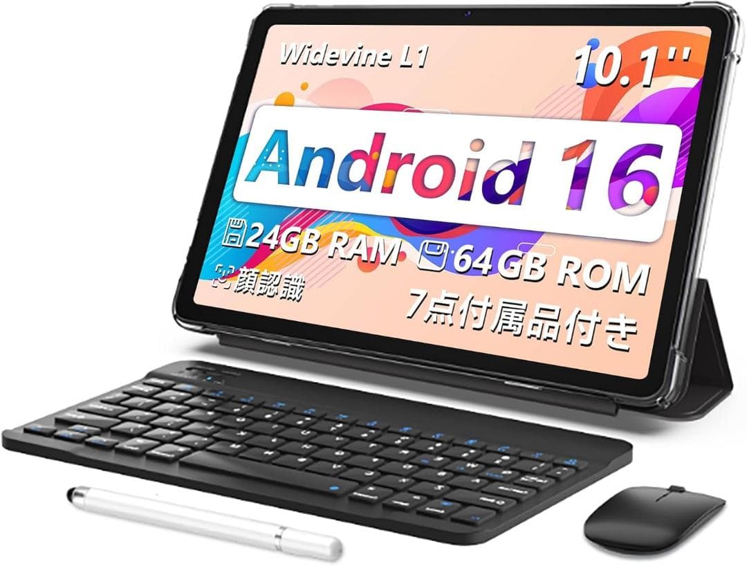 android16 タブレット 10.1インチ WiFi