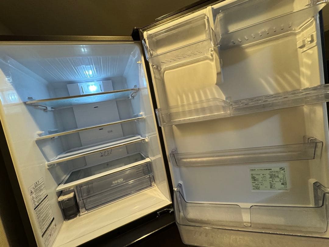 ⭐️30日処分最終価格⭐️AQUA 冷蔵庫 375L ダークブラウン