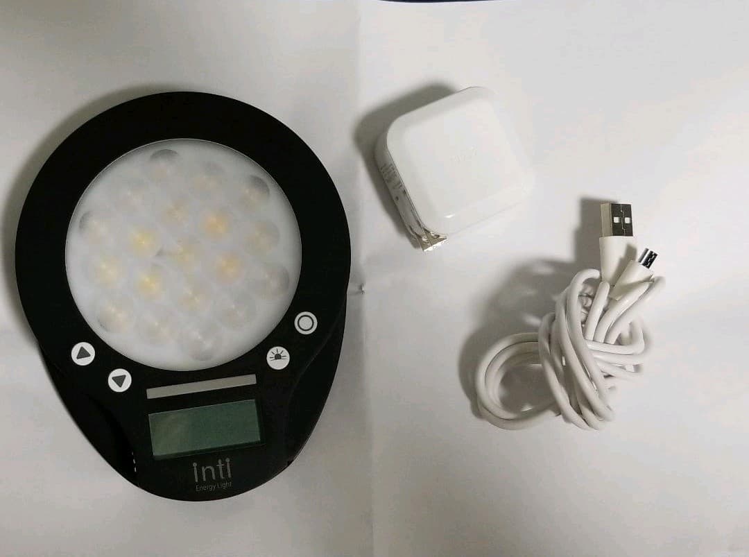 【inti】　目覚まし時計　光で起きる目覚まし時計