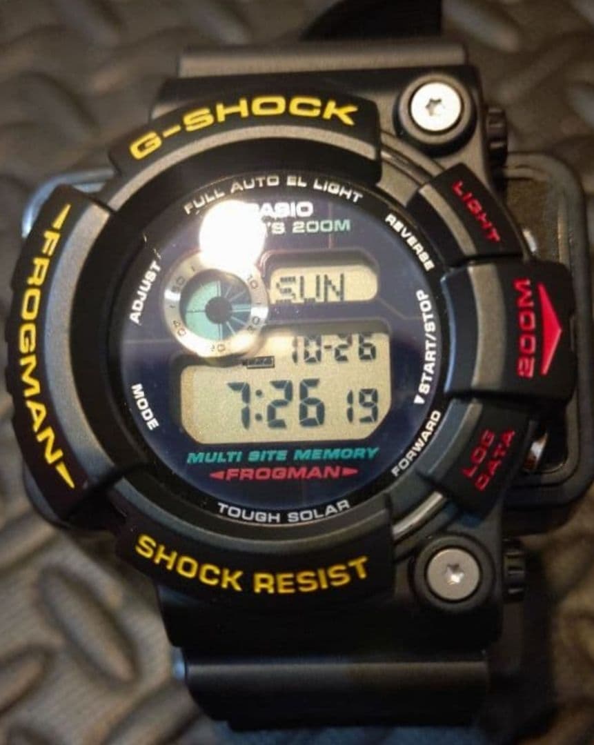 CASIO G-SHOCK FROGMAN フロッグマン　タフソーラー