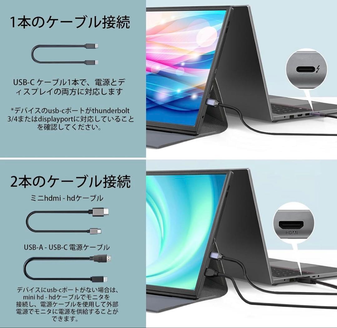 【高スペック】moonka モバイルモニター 10.5インチ
