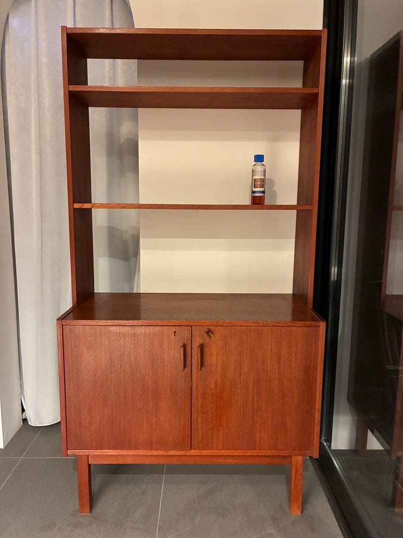 1960年代の北欧チーク材本棚、デンマーク家具