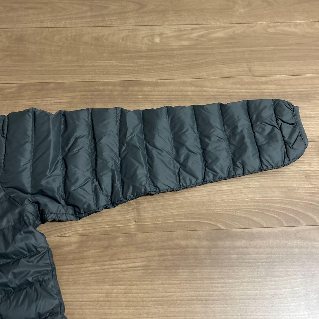 ダントン、クルーネックインナーダウンジャケット、サイズ38 カラーチャコール