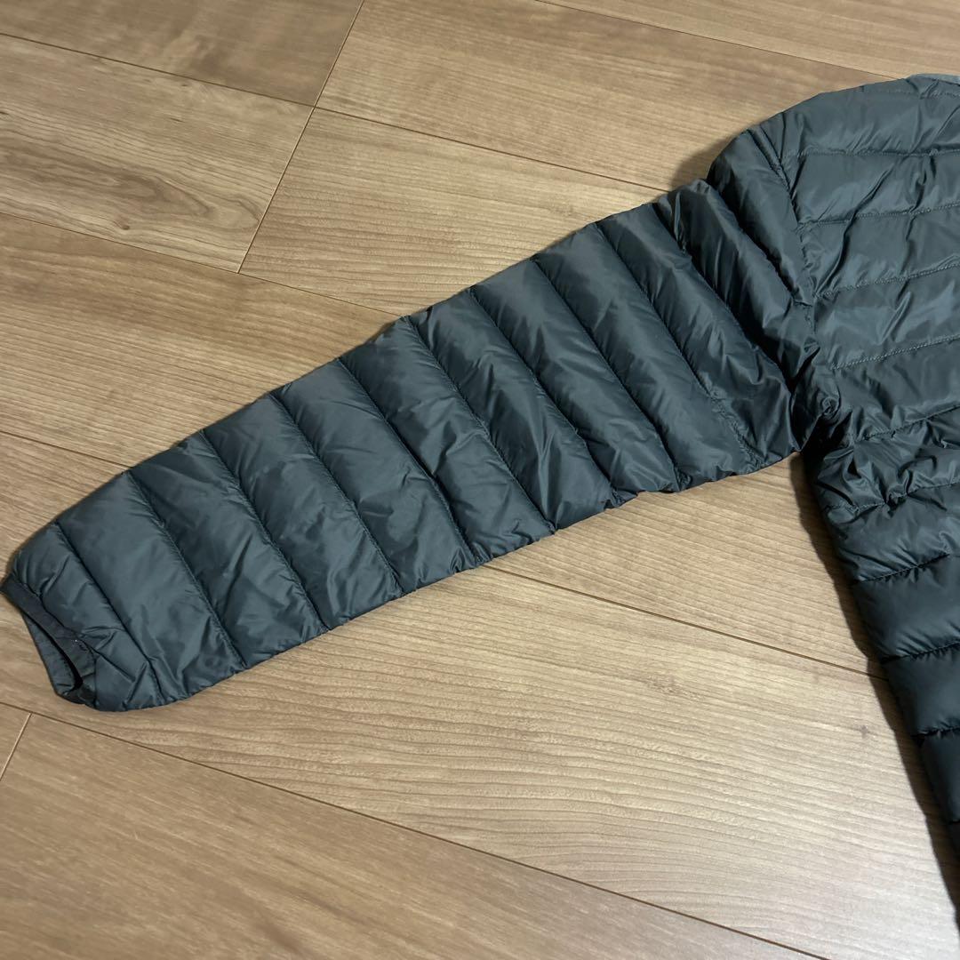 ダントン、クルーネックインナーダウンジャケット、サイズ38 カラーチャコール