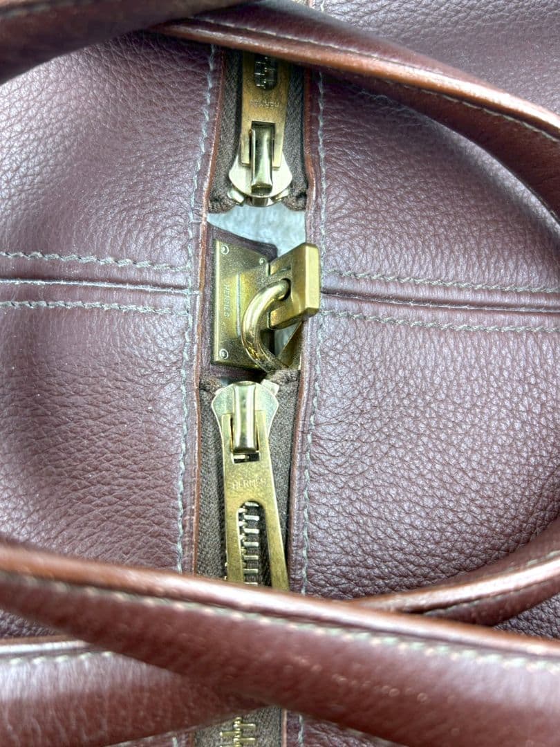 a*o様 【極美品】HERMÈS ヴィクトリア50 トラベルバッグ トワルアッシ