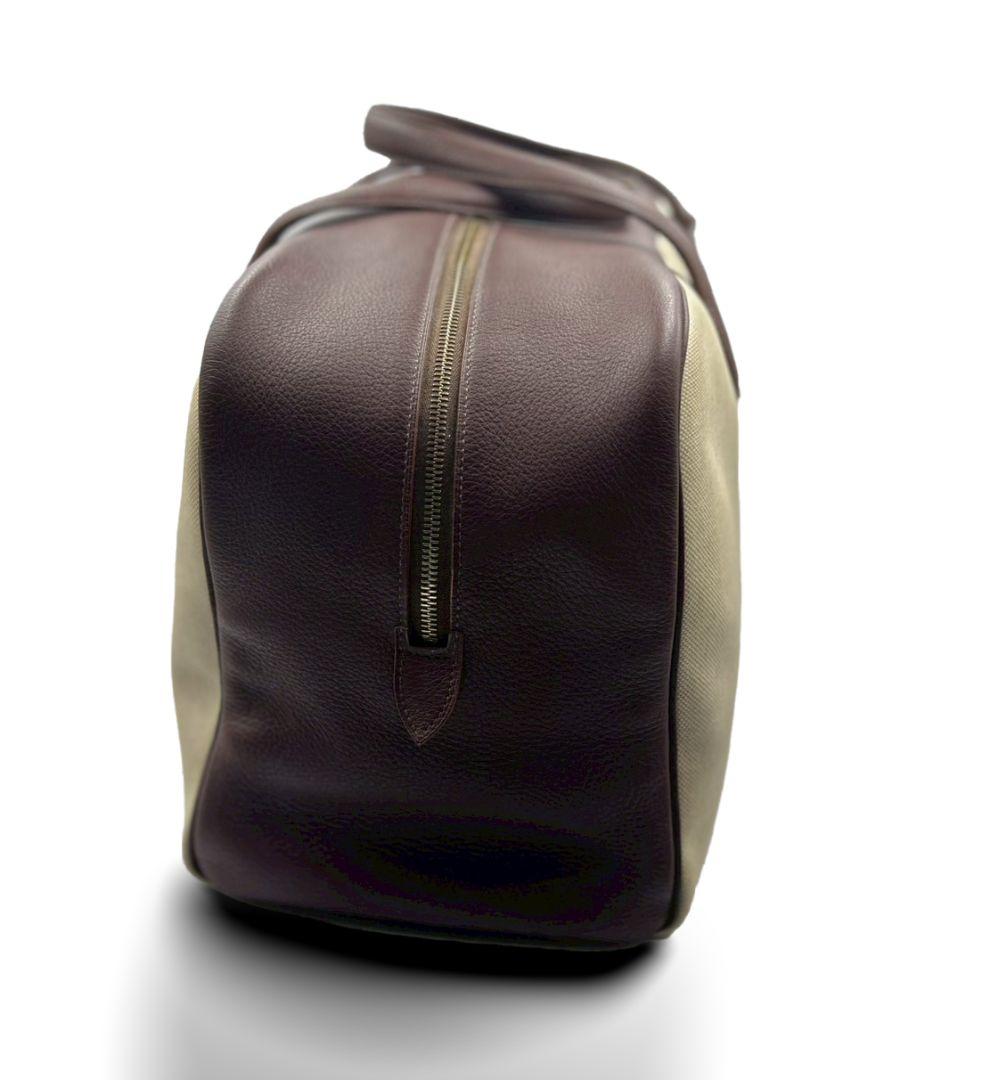 a*o様 【極美品】HERMÈS ヴィクトリア50 トラベルバッグ トワルアッシ