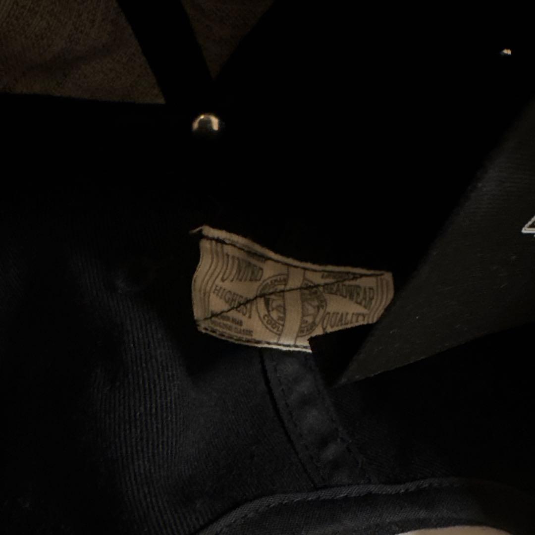 hwdog ヨウジヤマモトコラボブラック刺繍Wロゴベースボールキャップ