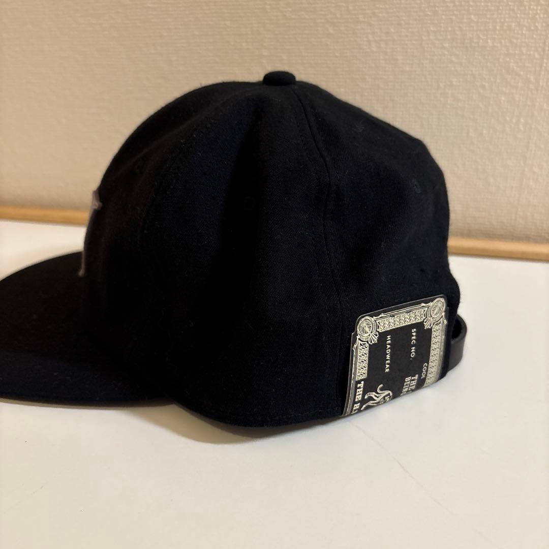 hwdog ヨウジヤマモトコラボブラック刺繍Wロゴベースボールキャップ