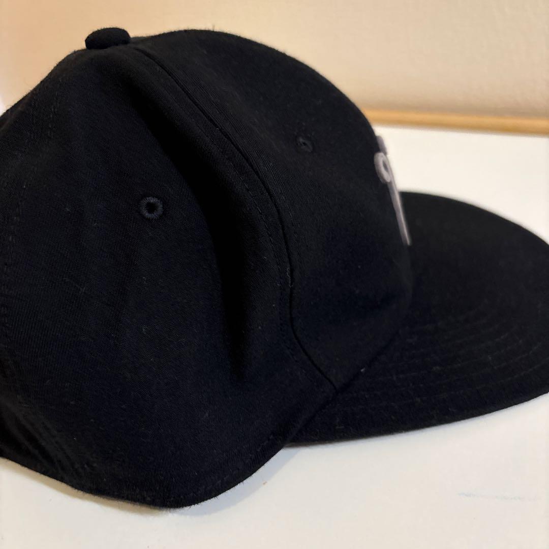 hwdog ヨウジヤマモトコラボブラック刺繍Wロゴベースボールキャップ