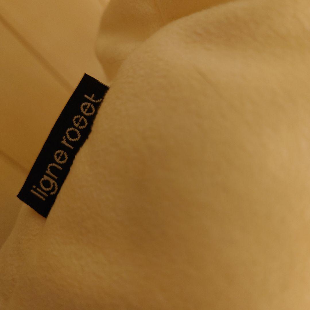 MAKI様用☆リーン・ロゼ　オットマン　ミルキーホワイト生地