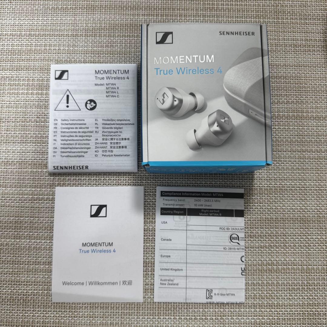 ゼンハイザー　MOMENTUM True Wireless 4（ホワイト）