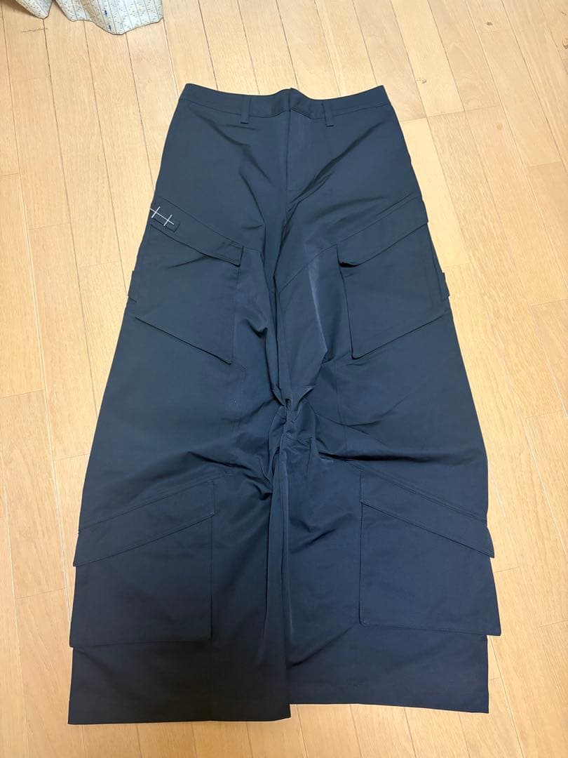 HELIOT EMIL ブラックカーゴパンツ 4ポケット sサイズ