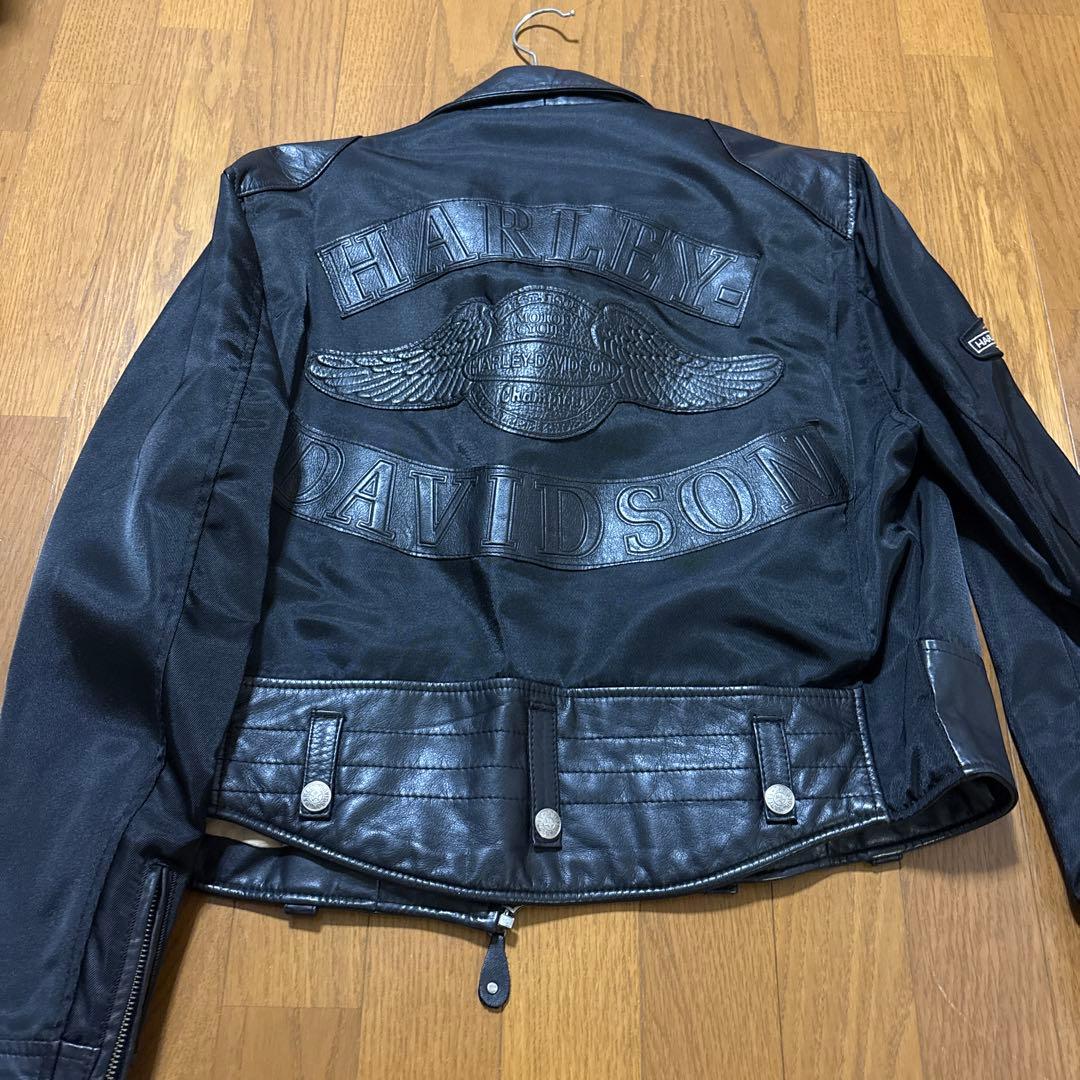 Harley-Davidson シングルライダース　ジャケット　ブラック