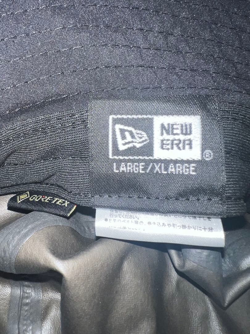 新品、未使用NEW ERA バケットハット GORE-TEX ブラックL/XL
