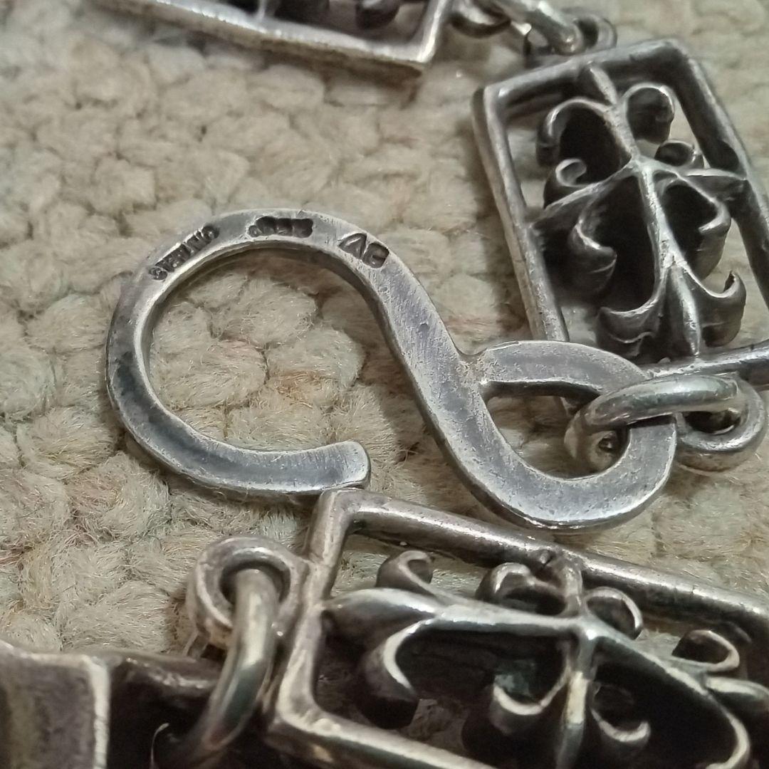 専用　A&G エーアンドジー ウォレットチェーン 9連 シルバー925