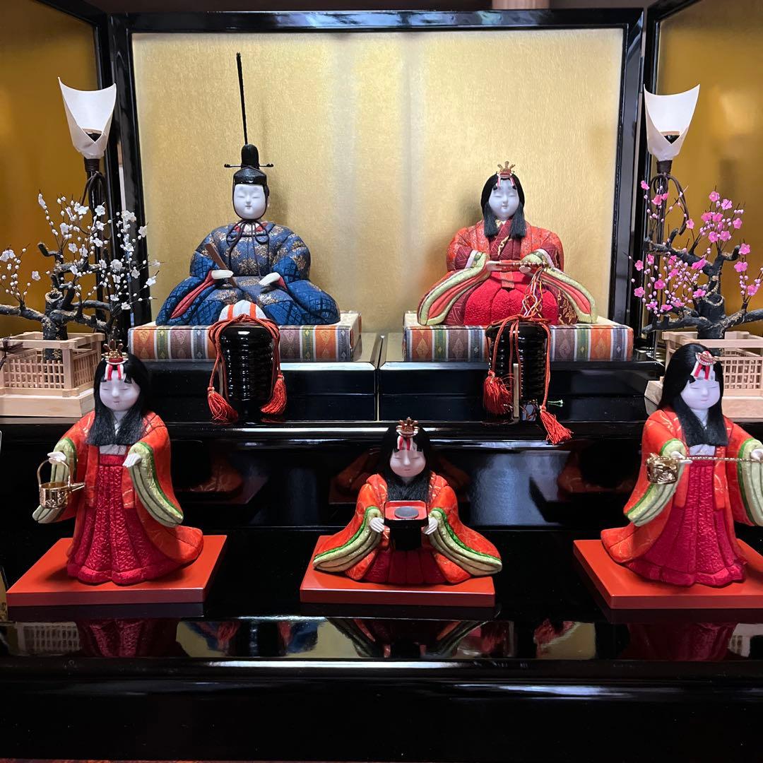 真多呂作　お雛様飾り