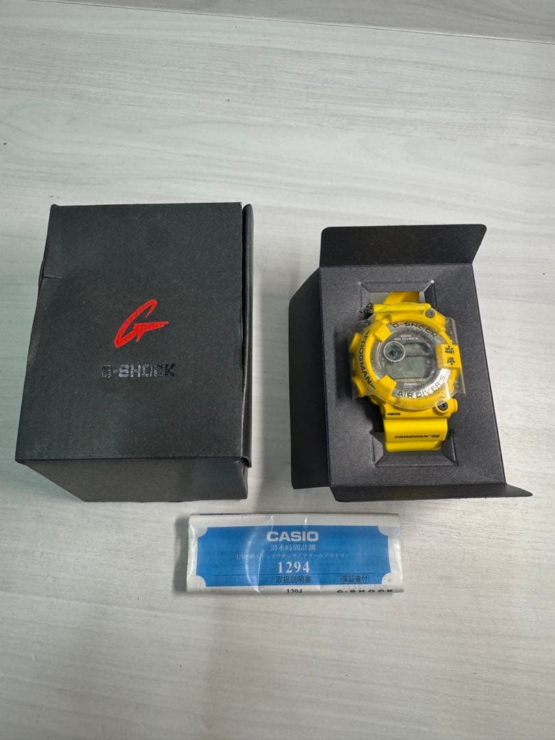 ‼️もえやん‼️新品品G-SHOCK イエロー 腕時計 FROGMAN 99