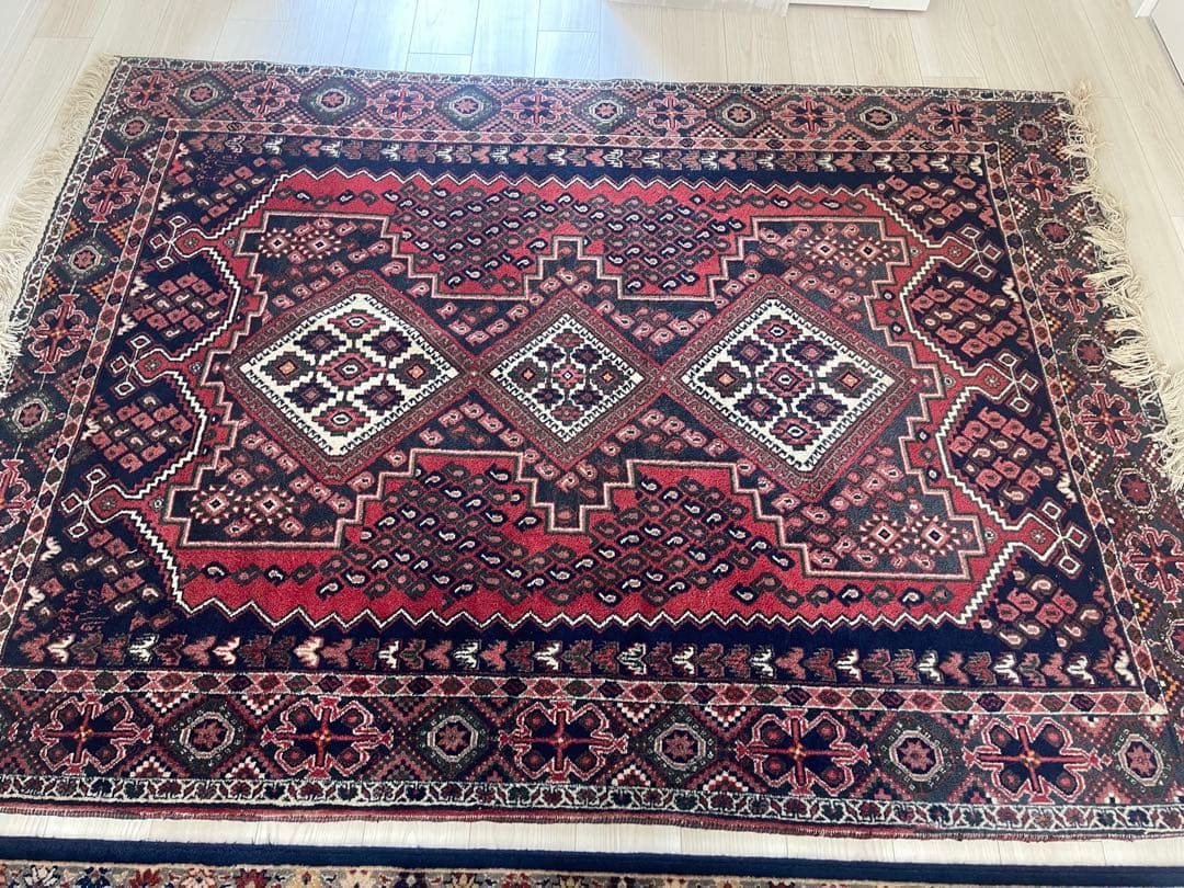ペルシャ絨毯　 ウールラグ 大230✖️150センチ