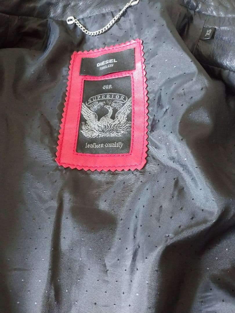 DIESEL TIMELESS ディーゼルライダース ジャケット ラムレザー