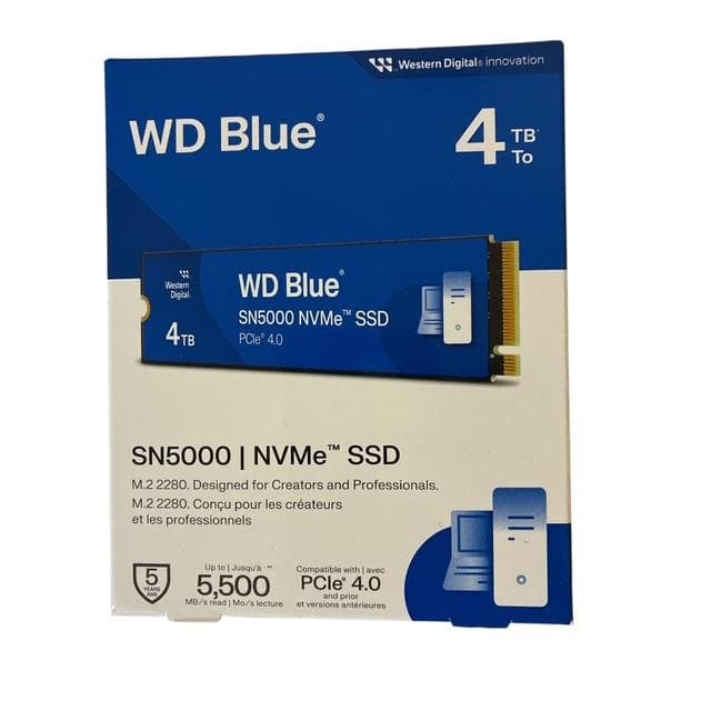 新品未使用　Western Digital 内蔵SSD 4TB SN5000