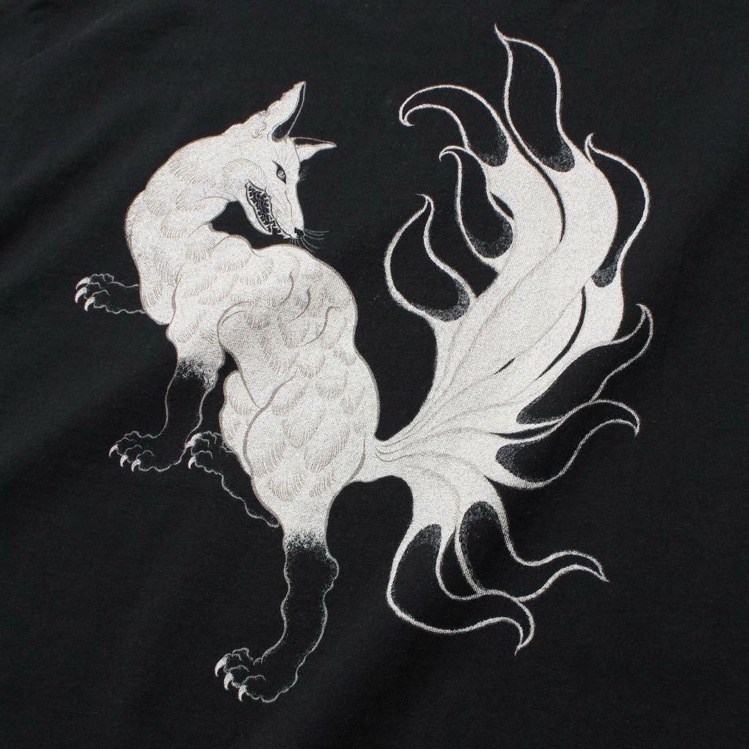 GAKKIN×BUDSPOOL 白墨狐　長袖M