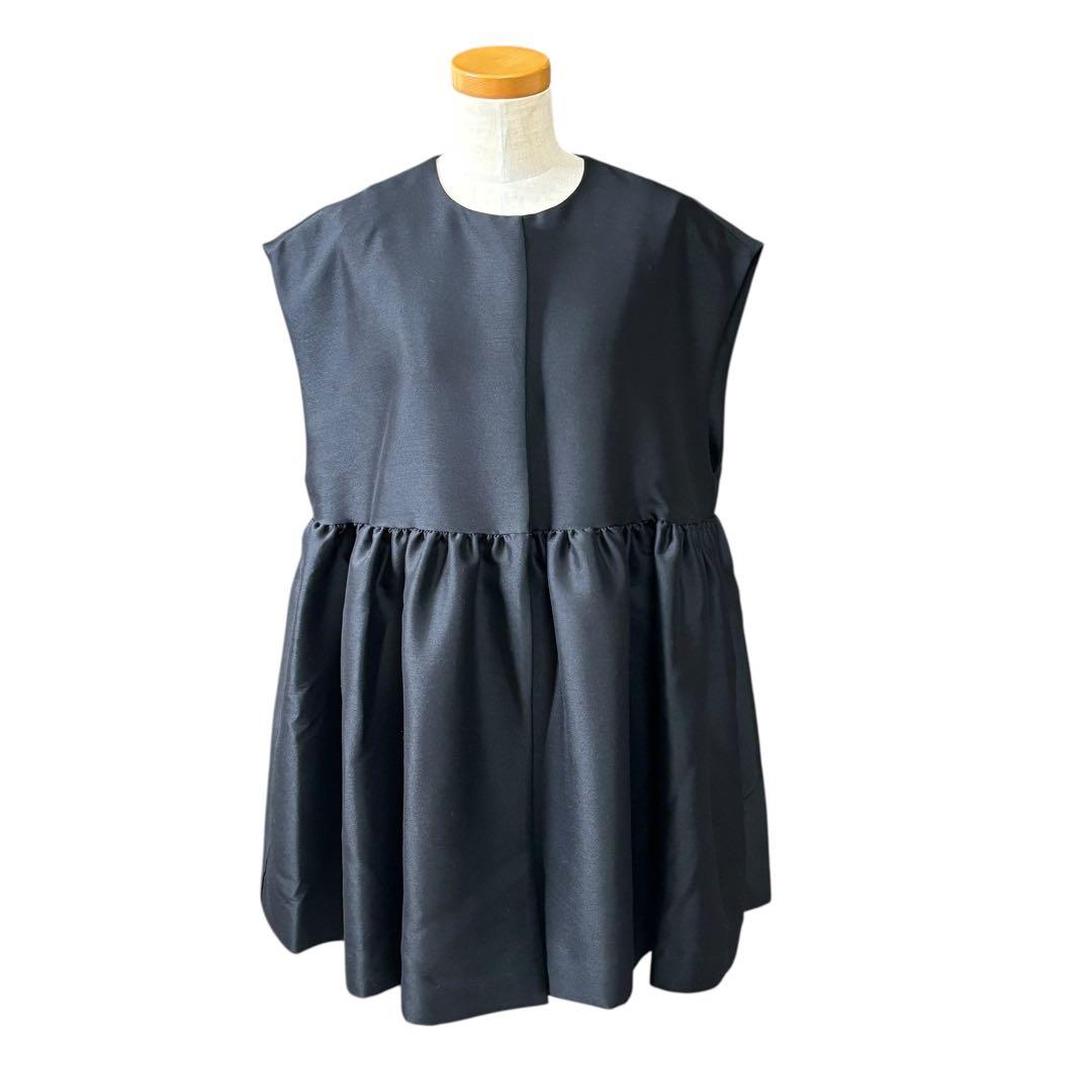 【わかばりあんさま】ビアズリー ペプラムギャザージレ