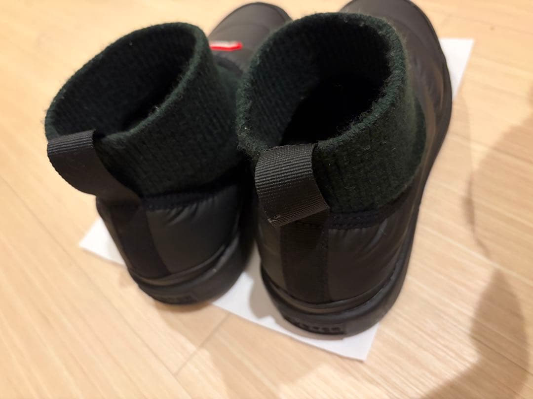 【美品】HUNTER インアウトパファーニットカフブーツ ブラック　2025年