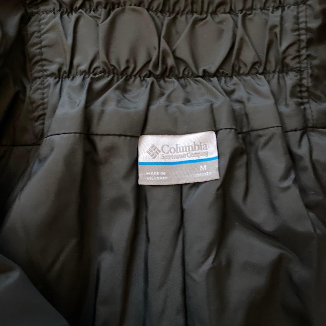 Columbia 子ども用 スキーウェア 黒/白迷彩