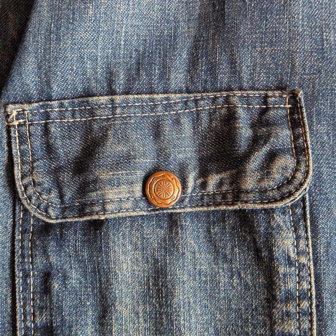 BLUEBELL ブラケットライナー デニム カバーオール 46 古着