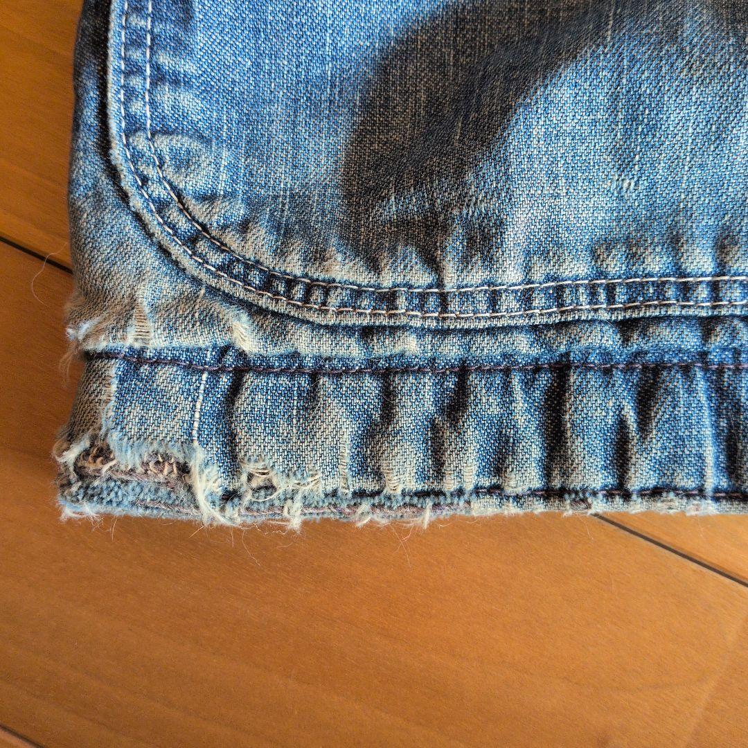 BLUEBELL ブラケットライナー デニム カバーオール 46 古着