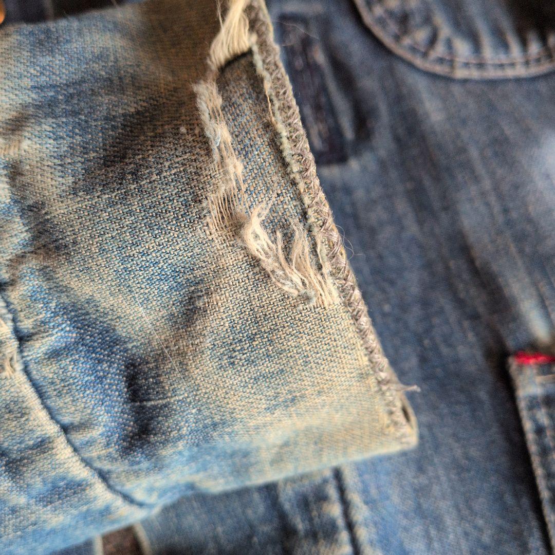 BLUEBELL ブラケットライナー デニム カバーオール 46 古着