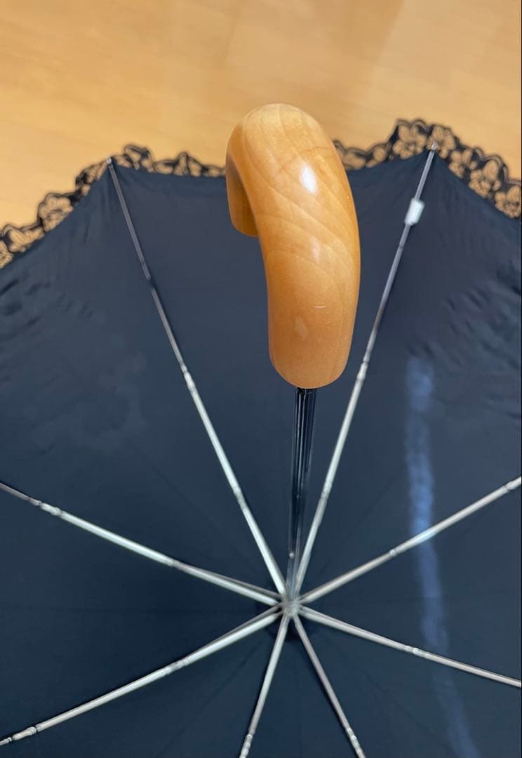 希少✴︎ ベイビーザスターズシャインブライト　折りたたみ　傘　黒